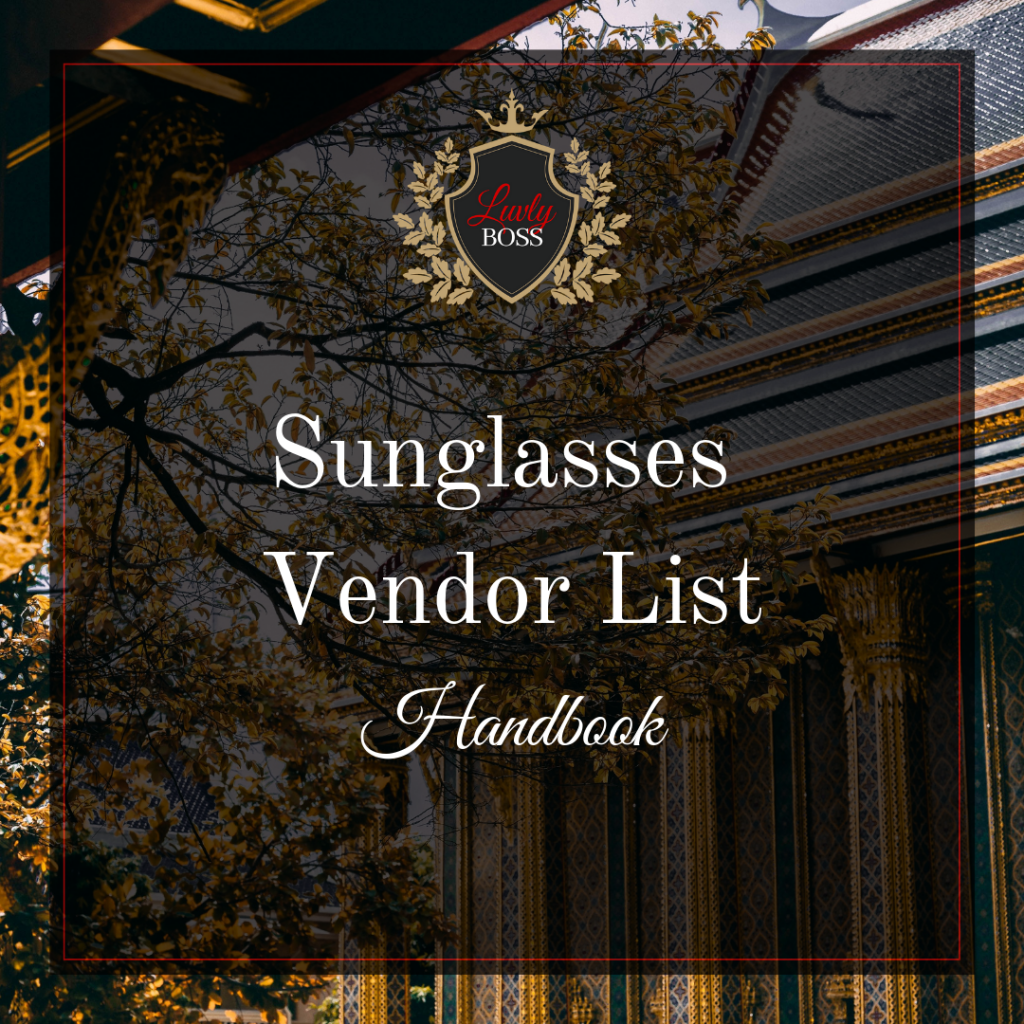 vendor list for sunglasses